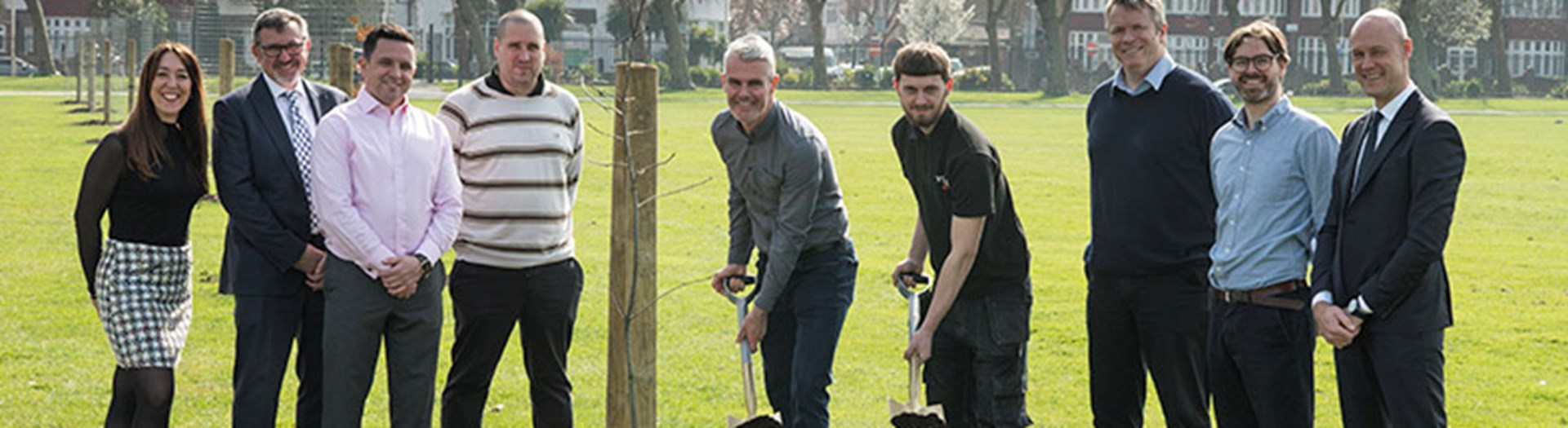 Tree Planting Marks Barking District Heating Milestone