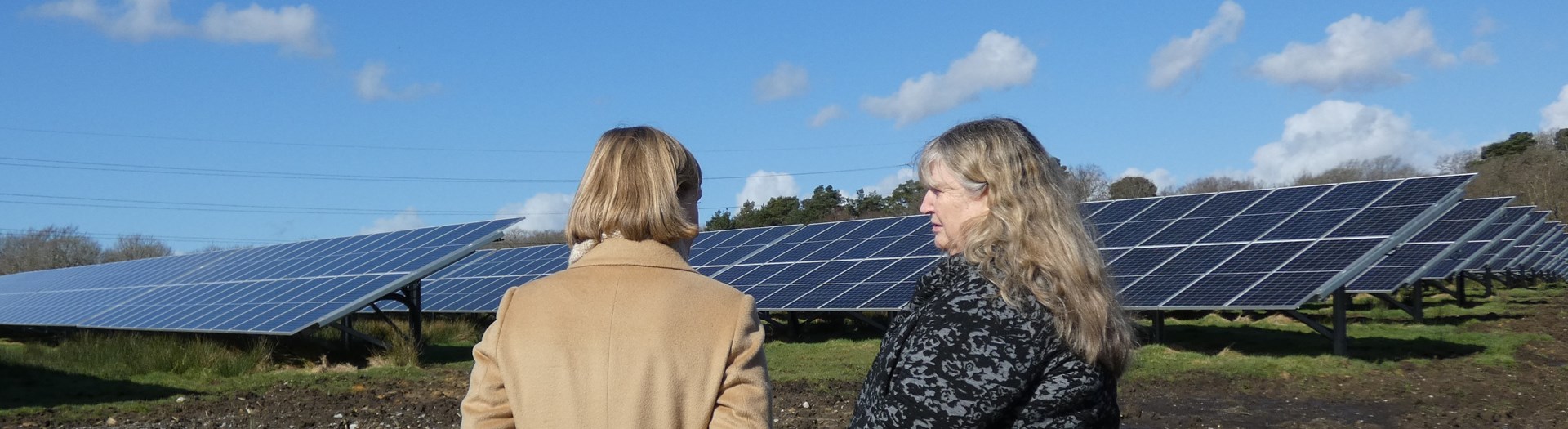 Minister visits Morriston Hospital’s high performing solar farm